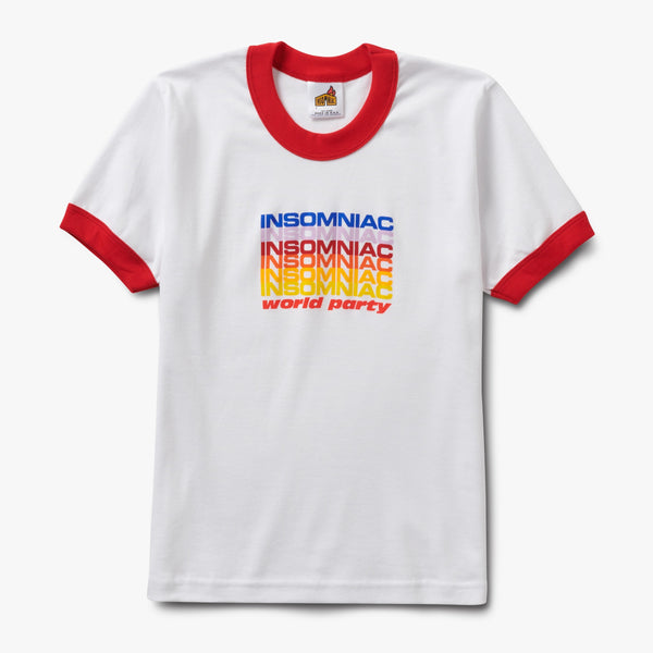 W World Party Ringer S/S Tee