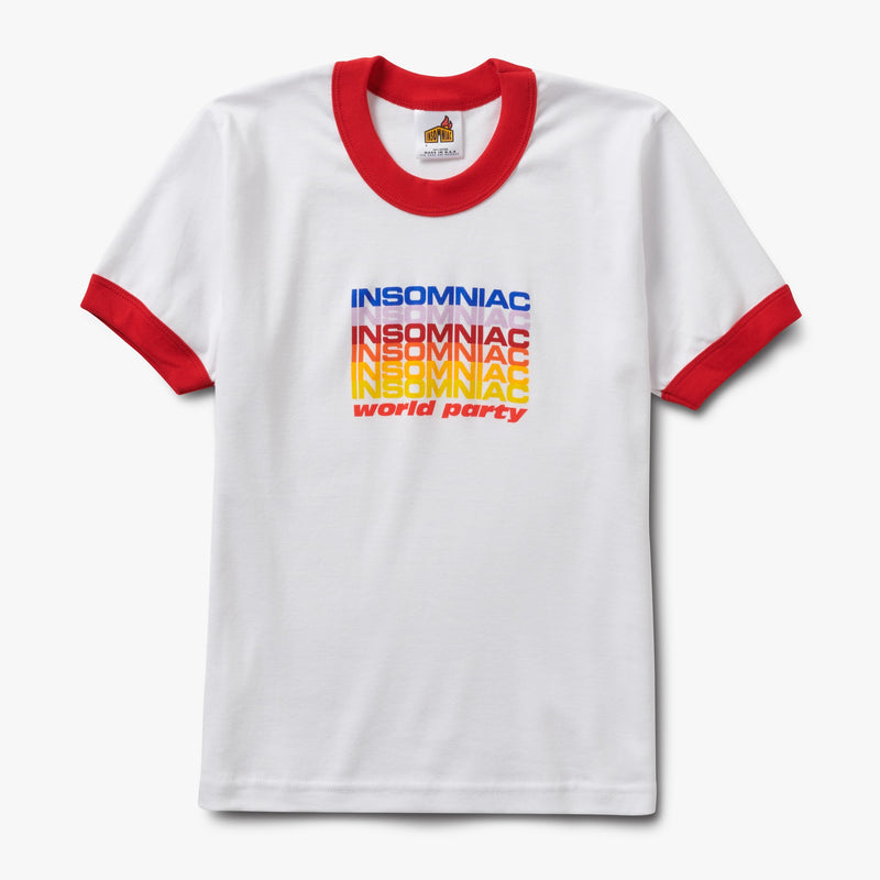 W World Party Ringer S/S Tee